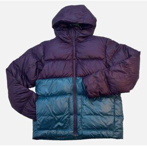 Marmot Guides Down Hoodie Jacket Puffer Men's XXL 700Fill Purple Fig/Moon River